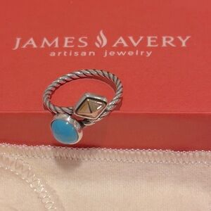 James Avery Retired Marlowe Turquoise Ring